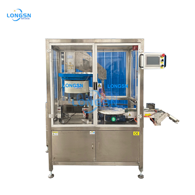 Cap Foam Liner Gasket Εισαγωγή μηχάνημα εισαγωγής μέλι μπουκάλι Cap Wad Liner Insert Machine